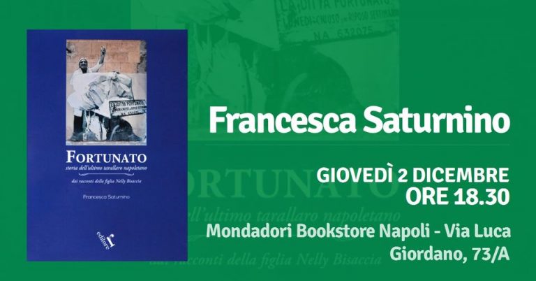 “Fortunato, storia dell’ultimo tarallaro napoletano” libro di Francesca Saturnino raccontante cosa si celi dietro un mestiere storico