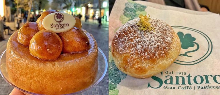 Santoro Pastry Coffee per pasticceria, caffè e dolci nei gusti partenopei e nuovi, come la Luna piena, al Vomero di Napoli