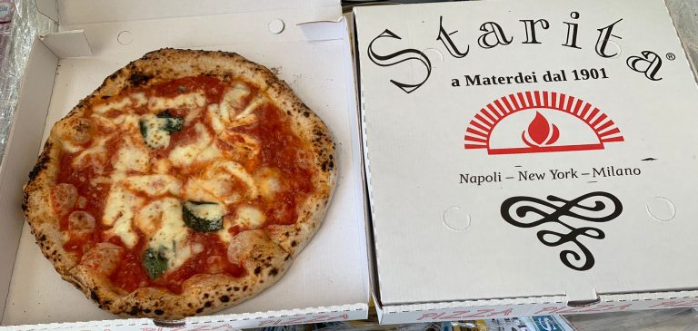 Il DiretTour a domicilio si ripete per una Pizza Margherita della Pizzeria Starita