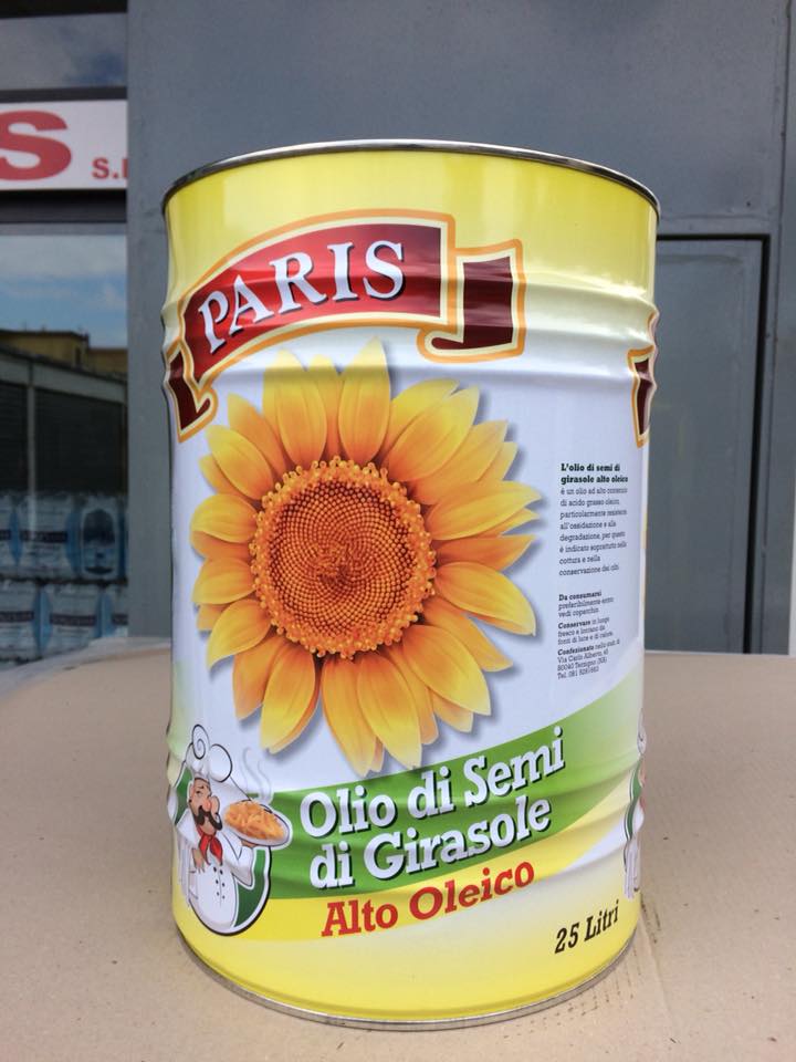 L’olio di semi di girasole alto oleico dell Olearia Paris è tra i nostri prodotti per resistere all’ossidazione della frittura e della cottura