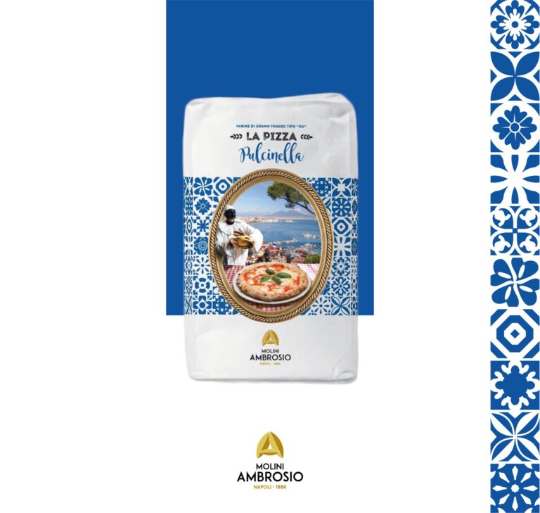 La farina Pulcinella è una 00 tra i nostri prodotti, del Molino Ambrosio, linea La Pizza, con glutine dalla forza adatta a preparazioni complesse
