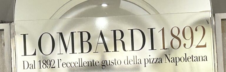 Il DiretTour alla Pizzeria Lombardi 1892 gustando, non per vantarsi, la Pizza Figone