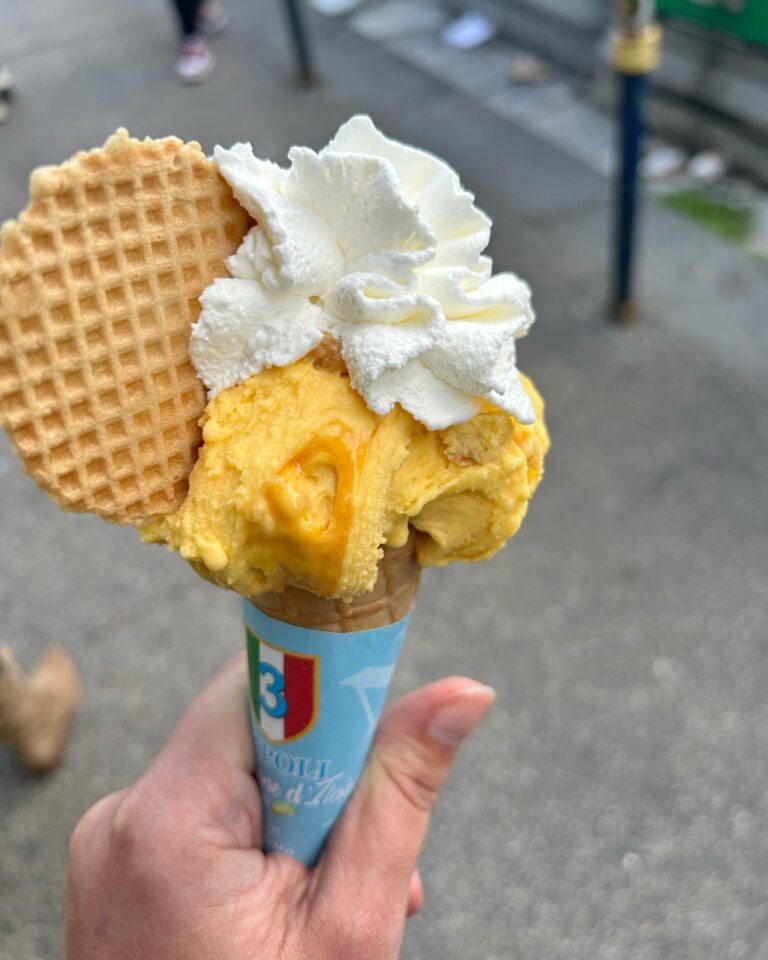 Il gelato gusto: “Crostatina all’albicocca” è tra le nostre scelte, alla Gelateria Gelatosità