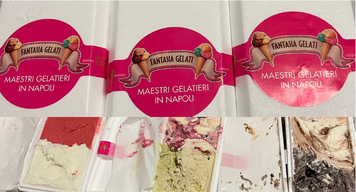 Dopo una domenica di mare il gelato di Fantasia gelati è tra le nostre scelte