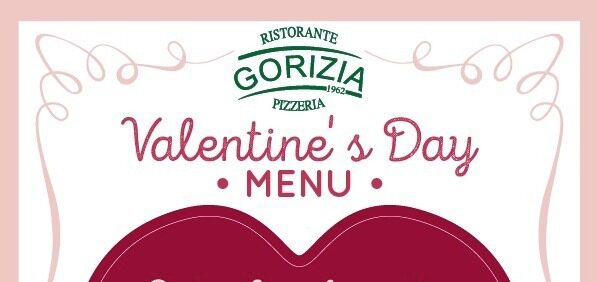 Lo Chef Federico Curcio del Ristorante Gorizia 1962 e il menù di San Valentino