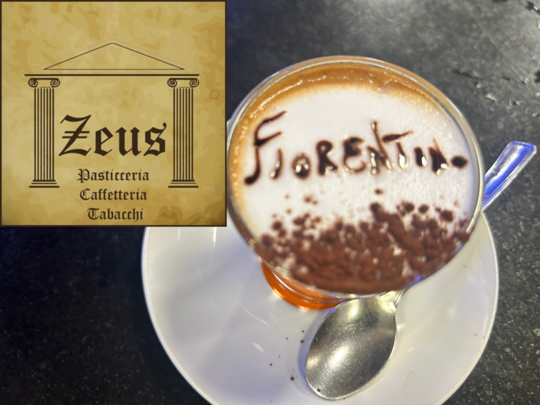 Anche se macchiato e personalizzato, il Caffè alla Caffetteria Zeus è napoletano!